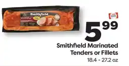 Weis Markets Smithfield Marinated Tenders or Fillets offer