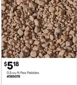 Lowe's 0.5-cu ft Pea Pebbles offer