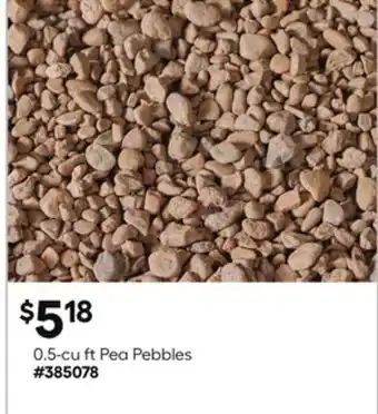 Lowe's 0.5-cu ft Pea Pebbles offer