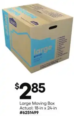 Lowe's Large Moving Box offer