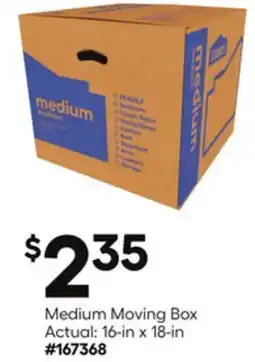 Lowe's Medium Moving Box offer