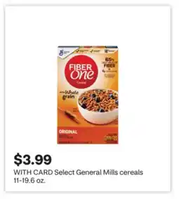 CVS Select General Mills cereals 11-19.6 oz offer
