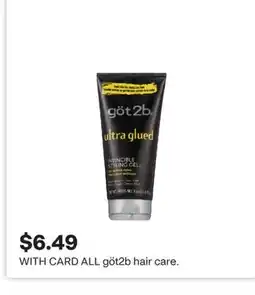 CVS ALL göt2b hair care offer
