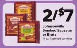 Save a Lot Johnsonville Smoked Sausage or Brats offer