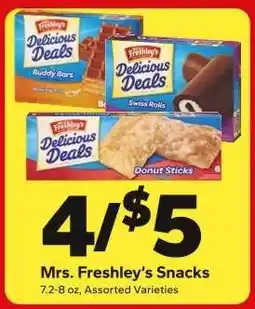 Save a Lot Mrs. Freshley's Snacks offer