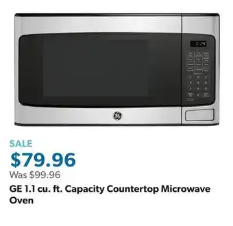 Sam's Club GE 1.1 cu. ft. Capacity Countertop Microwave Oven offer