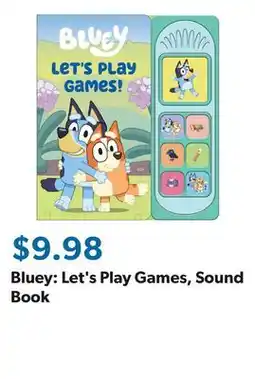 Sam's Club Bluey: Let's Play Games, Sound Book offer