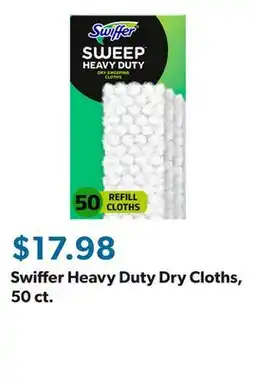 Sam's Club Swiffer Heavy Duty Dry Cloths, 50 ct offer