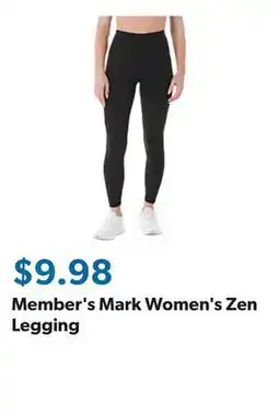 Sam's Club Member's Mark Women's Zen Legging offer