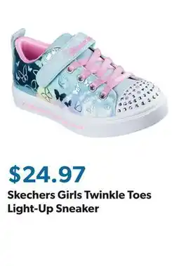 Sam's Club Skechers Girls Twinkle Toes Light-Up Sneaker offer