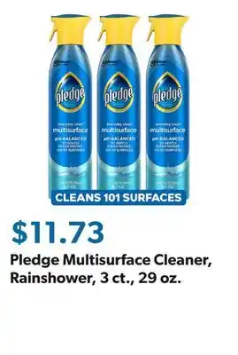 Sam's Club Pledge Multisurface Cleaner, Rainshower, 3 ct., 29 oz offer