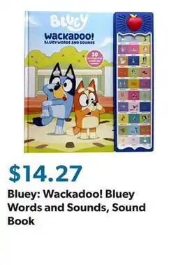 Sam's Club Bluey: Wackadoo! Bluey Words and Sounds, Sound Book offer
