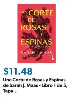 Sam's Club Una Corte de Rosas y Espinas de Sarah J. Maas - Libro 1 de 5, Tapa Blanda offer