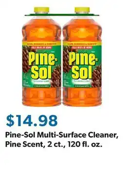 Sam's Club Pine-Sol Multi-Surface Cleaner, Pine Scent, 2 ct., 120 fl. oz offer
