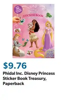 Sam's Club Phidal Inc. Disney Princess Sticker Book Treasury, Paperback offer