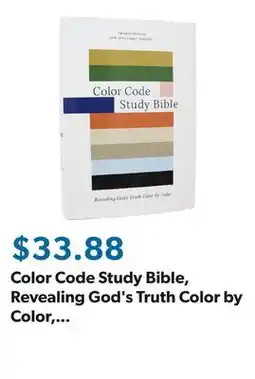 Sam's Club Color Code Study Bible, Revealing God's Truth Color by Color, Hardcover offer