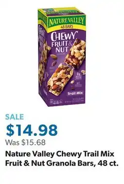 Sam's Club Nature Valley Chewy Trail Mix Fruit & Nut Granola Bars, 48 ct offer