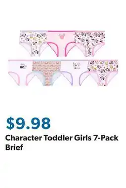 Sam's Club Character Toddler Girls 7-Pack Brief offer