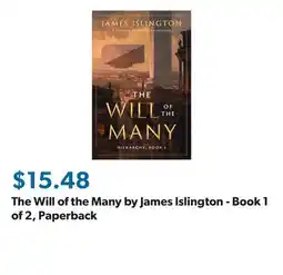 Sam's Club The Will of the Many by James Islington - Book 1 of 2, Paperback offer