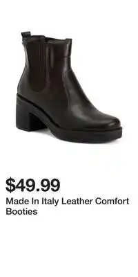 TJ Maxx Made In Italy Leather Comfort Booties offer