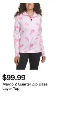 TJ Maxx Margo 2 Quarter Zip Base Layer Top offer