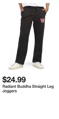 TJ Maxx Radiant Buddha Straight Leg Joggers offer