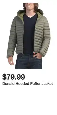 TJ Maxx Donald Hooded Puffer Jacket offer