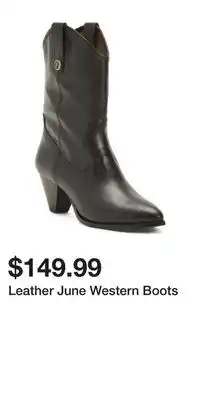 TJ Maxx Leather June Western Boots offer