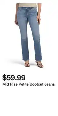 TJ Maxx Mid Rise Petite Bootcut Jeans offer