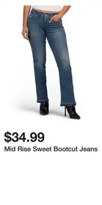 TJ Maxx Mid Rise Sweet Bootcut Jeans offer