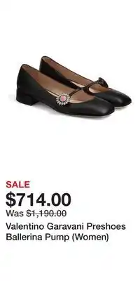 Nordstrom Valentino Garavani Preshoes Ballerina Pump (Women) offer