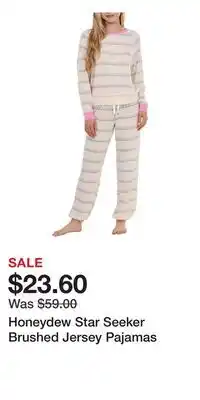 Nordstrom Honeydew Star Seeker Brushed Jersey Pajamas offer