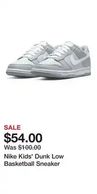 Nordstrom Nike Kids' Dunk Low Basketball Sneaker offer
