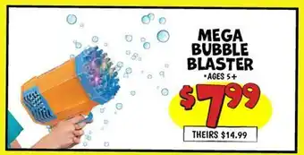 Ollie's MEGA BUBBLE BLASTER offer