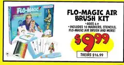 Ollie's FLO-MAGIC AIR BRUSH KIT offer