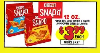 Ollie's CHEEZ-IT SNAPD offer