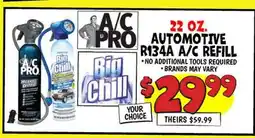 Ollie's AUTOMOTIVE - R134A A/C REFILL offer