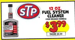 Ollie's STP 12 OZ. FUEL SYSTEM CLEANER offer