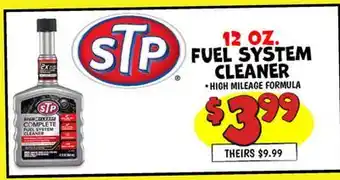 Ollie's STP 12 OZ. FUEL SYSTEM CLEANER offer