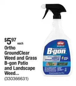 The Home Depot Ortho GroundClear Weed and Grass B-gon Patio and Landscape offer