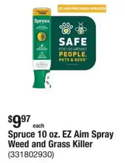 The Home Depot Spruce EZ Aim Spray Weed and Grass Killer offer