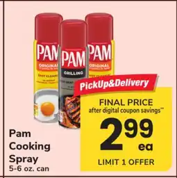 ACME Pam Cooking Spray offer