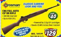 Big 5 Crosman CM1 Full Auto Co2 BB Rifle offer