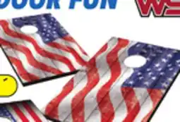Big 5 Wild Sports Wavy American Flag Cornhole Tailgate Toss Game offer