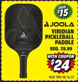 Big 5 Joola Viridian 12mm Pickleball Paddle offer