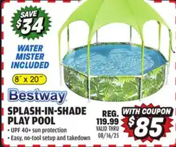 Big 5 Bestway Splash-in-Shade 8' x 20 Play Pool offer