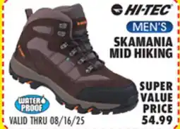 Big 5 Hi-Tec Skamania Mid Waterproof Men's Hiking Boots offer