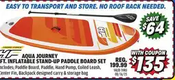 Big 5 Hydro-Force Aqua Journey 9' Inflatable Stand-Up Paddle Board Set offer