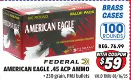 Big 5 Federal American Eagle .45 ACP Ammo offer