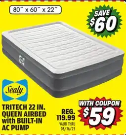 Big 5 Sealy 22 Tritech Airbed Queen with Built-in AC Pump offer